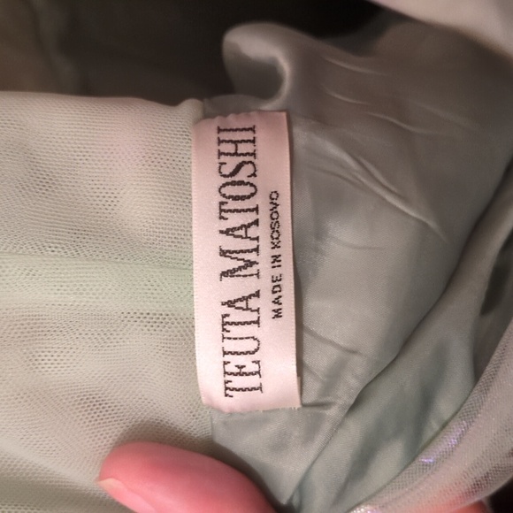 Original Teuta Matoshi Mint Hearty Mini Dress - Picture 7 of 7